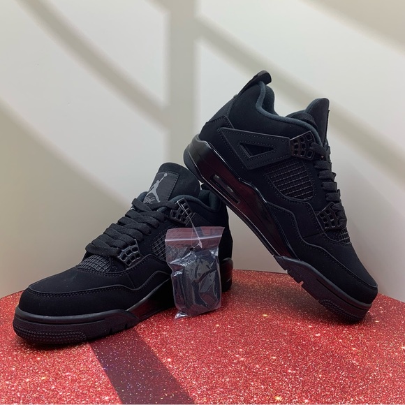 Jordan Other - Extraordinary charm man’s size 9.5 Black Cat Jordan Air Jordan 4